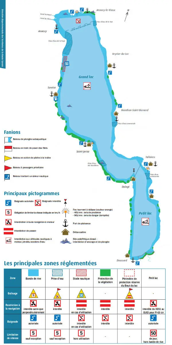 lac annecy carte