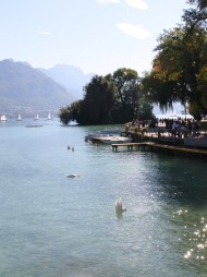 annecy, l'île des cygnes