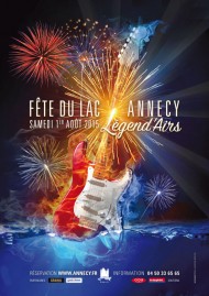 Annecy, fête du lac, spectacle pyrotechnique