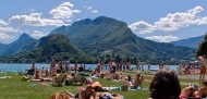 Talloires, la plage