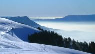 pistes de ski du semnoz à Annecy