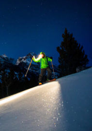 ski nocturne la clusaz aravis