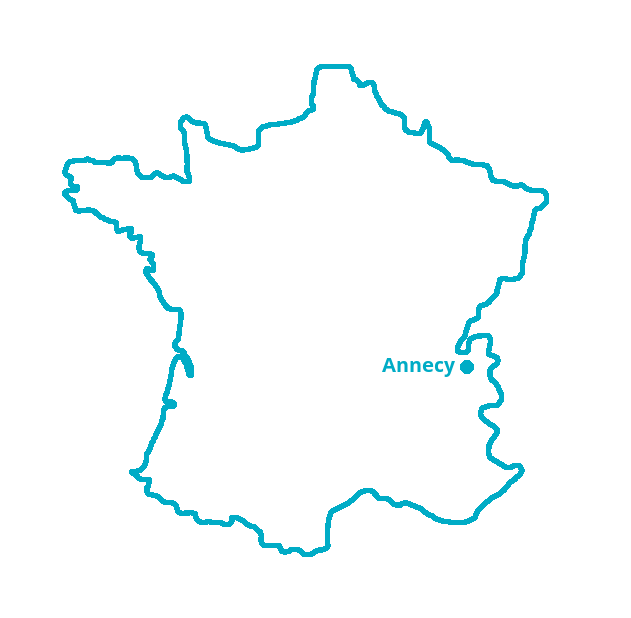 annecy carte de france