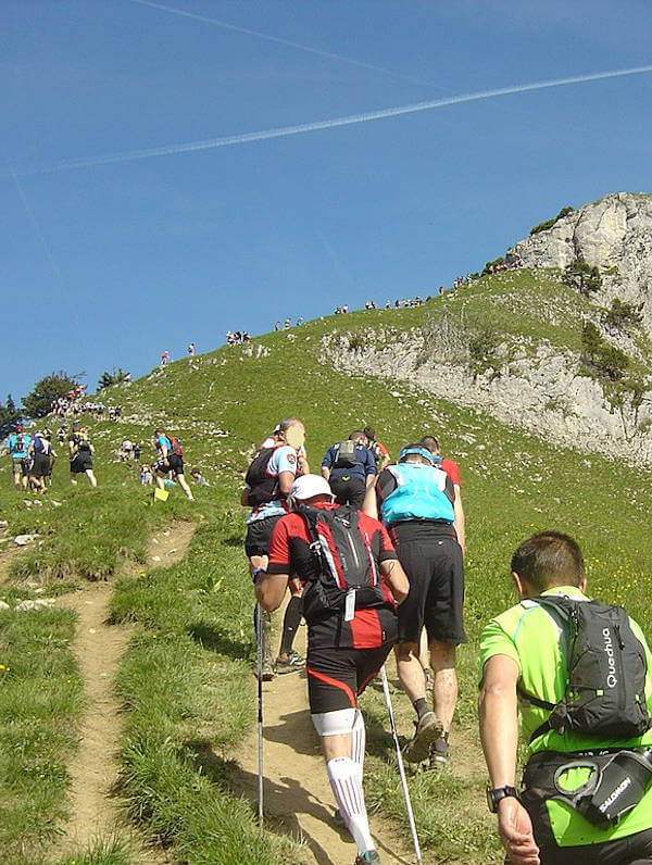 annecy, course de trail