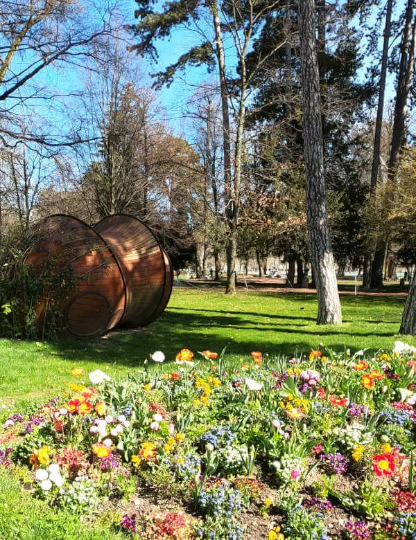 jardin en fleur à Annecy