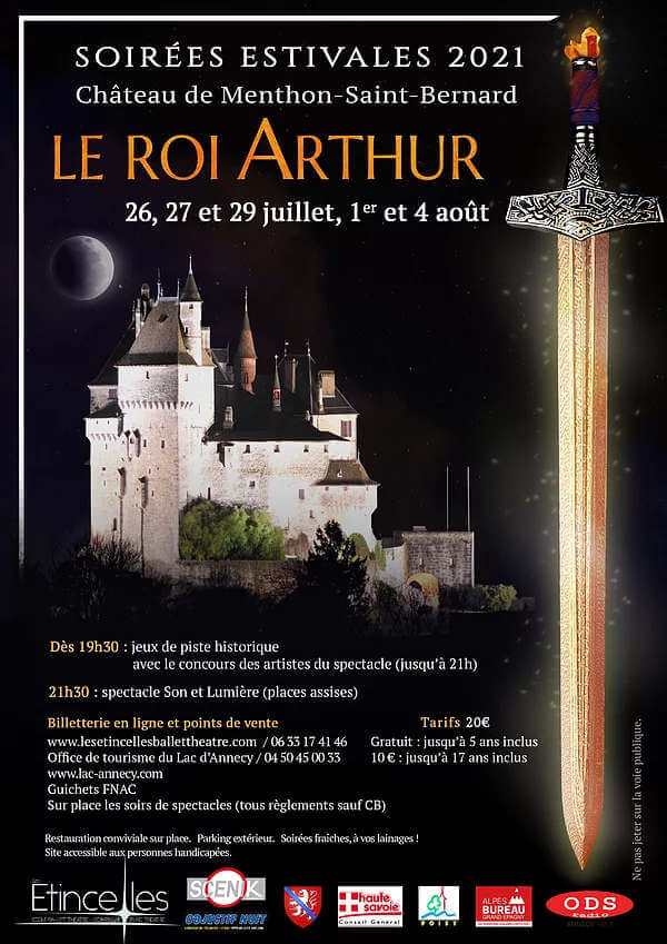 Son et lumière au château de Menthon son lumiere menthon affiche officielle