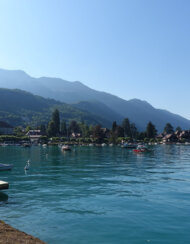 vue de la baie de talloires