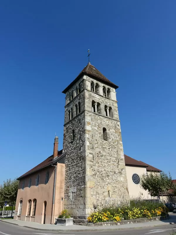 clocher roman Annecy le Vieux
