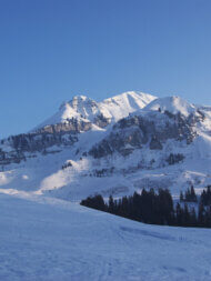 Montagne enneigées du Grand Bornand