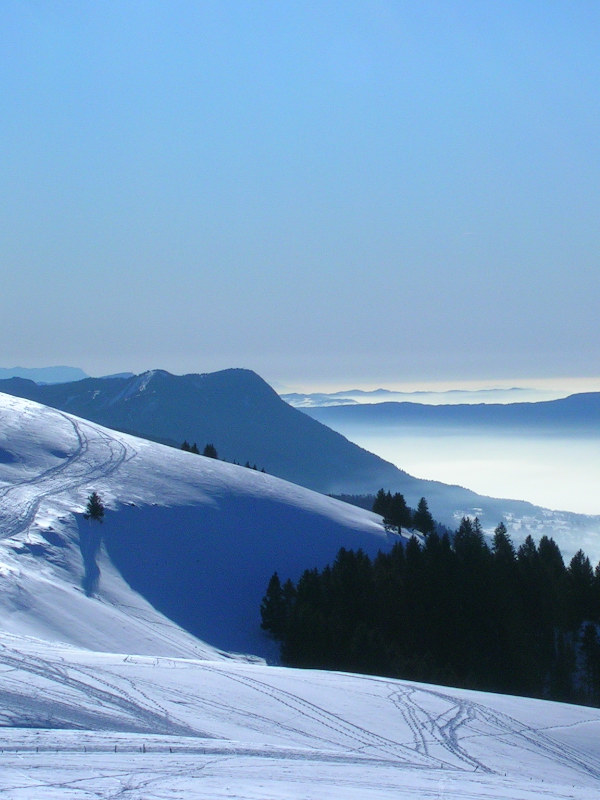 semnoz sous la neige