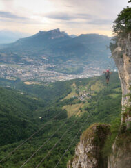 via ferrata Bauges