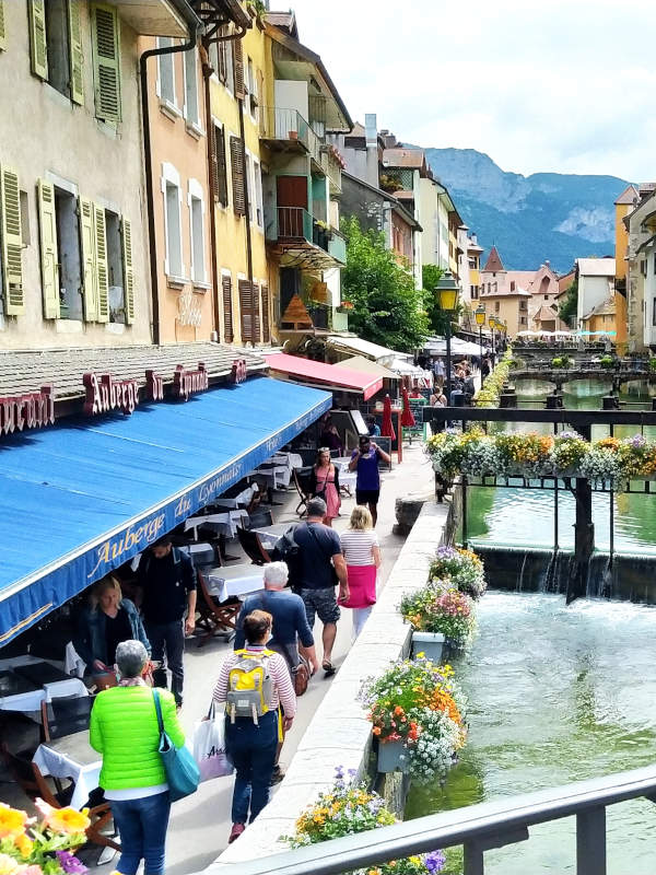 restaurant en vieille ville d'Annecy