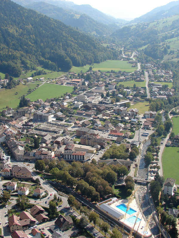 Thônes depuis la via ferrata