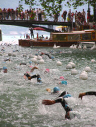 course natation lac Annecy