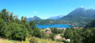 vue depuis Duingt sur le lac d'Annecy