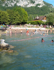 plage de la Brune, Veyrier