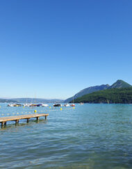 plage de duingt vue Annecy