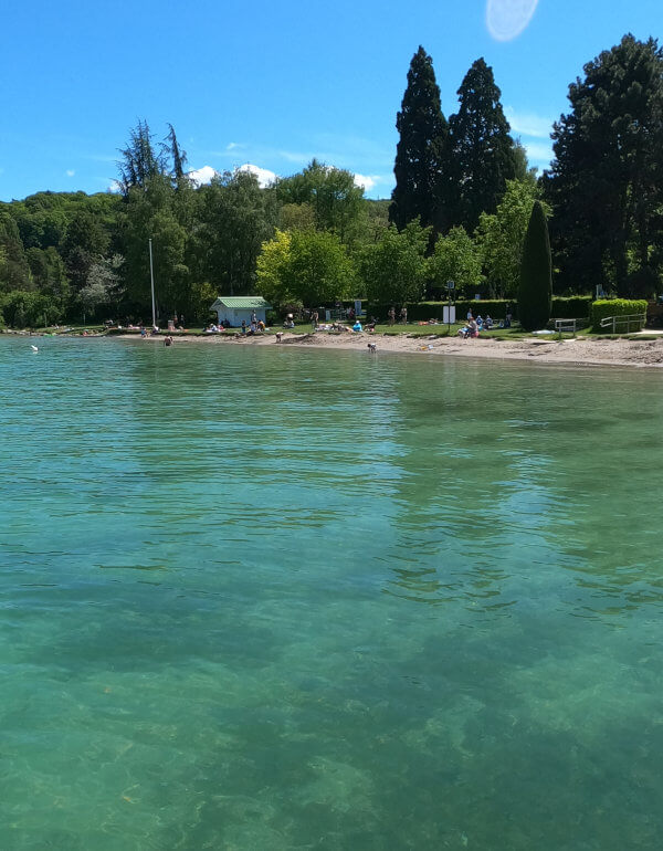 plage des Marquisats Annecy