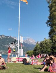 plage des Marquisats Annecy