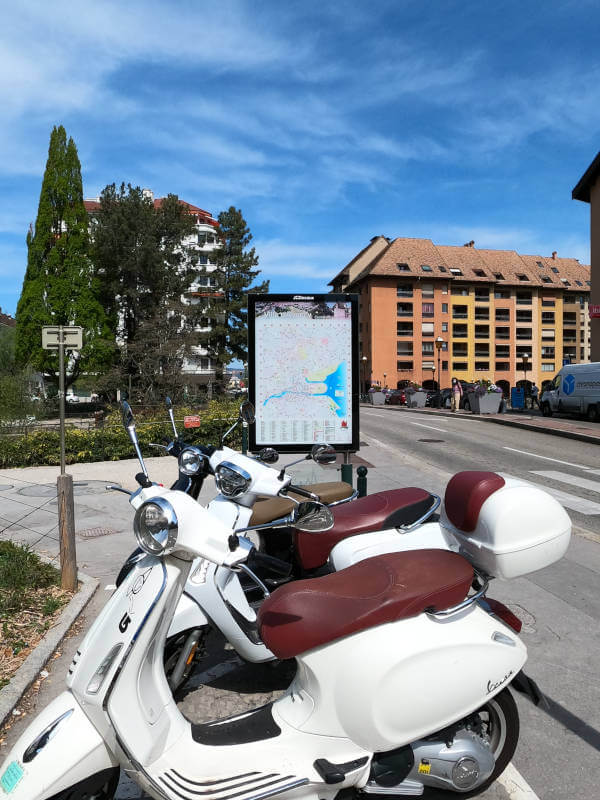 Scooter à Annecy