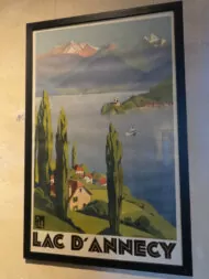 affiche PLM Lac Annecy