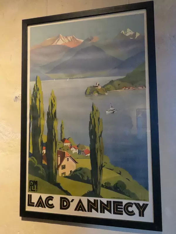 affiche PLM Lac Annecy