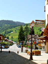 centre ville de Megève