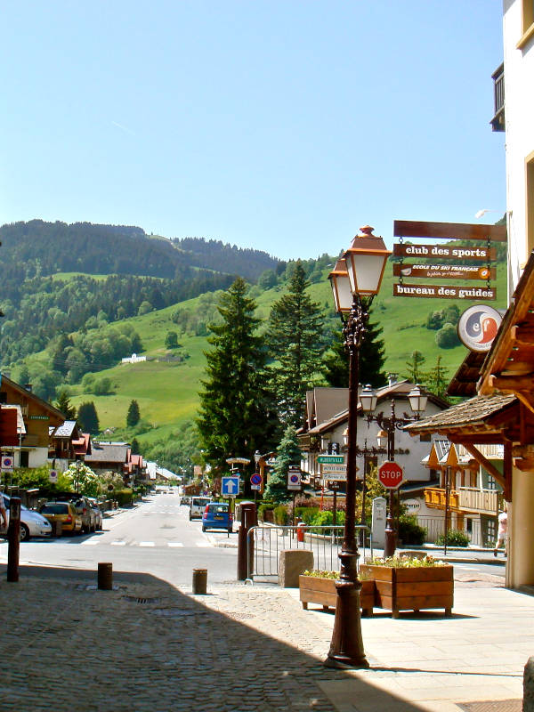 centre ville de Megève