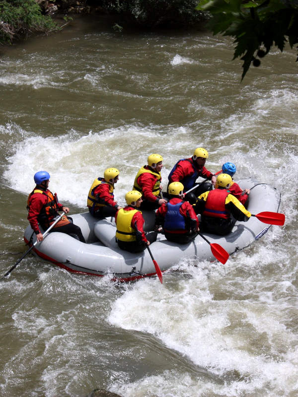 rafting en montagne