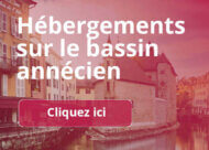 hébergements sur le bassin annécien