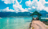 lac annecy printemps