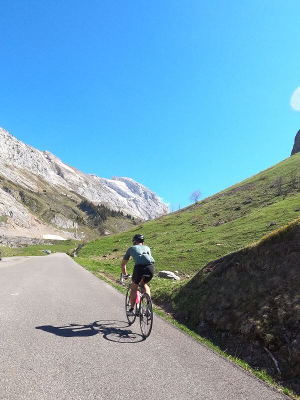 cycliste col de la Colombière