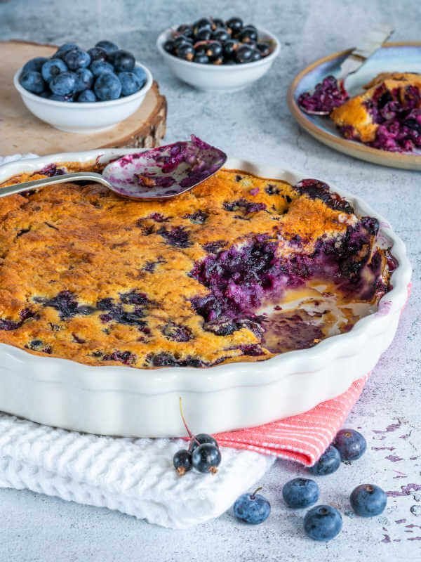 Clafoutis aux myrtilles