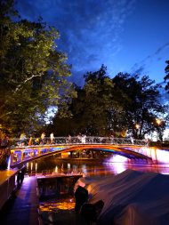 pont des amours de nuit, Annecy